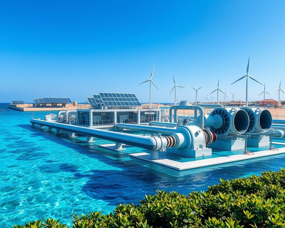 Desalination plant efficiency