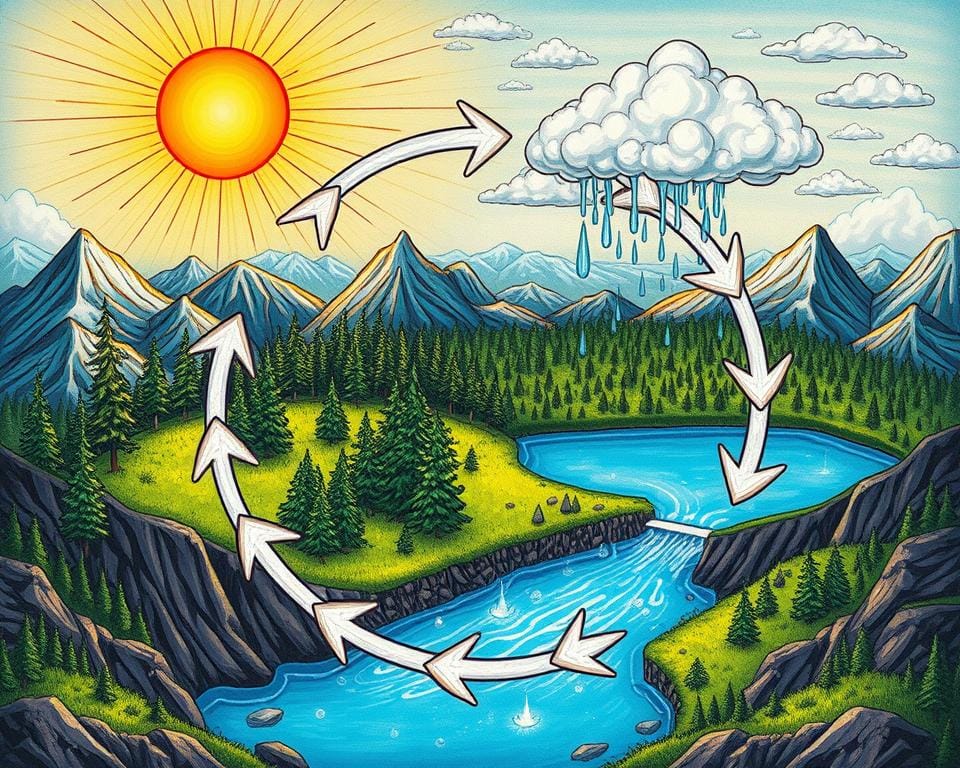 water cycle stages