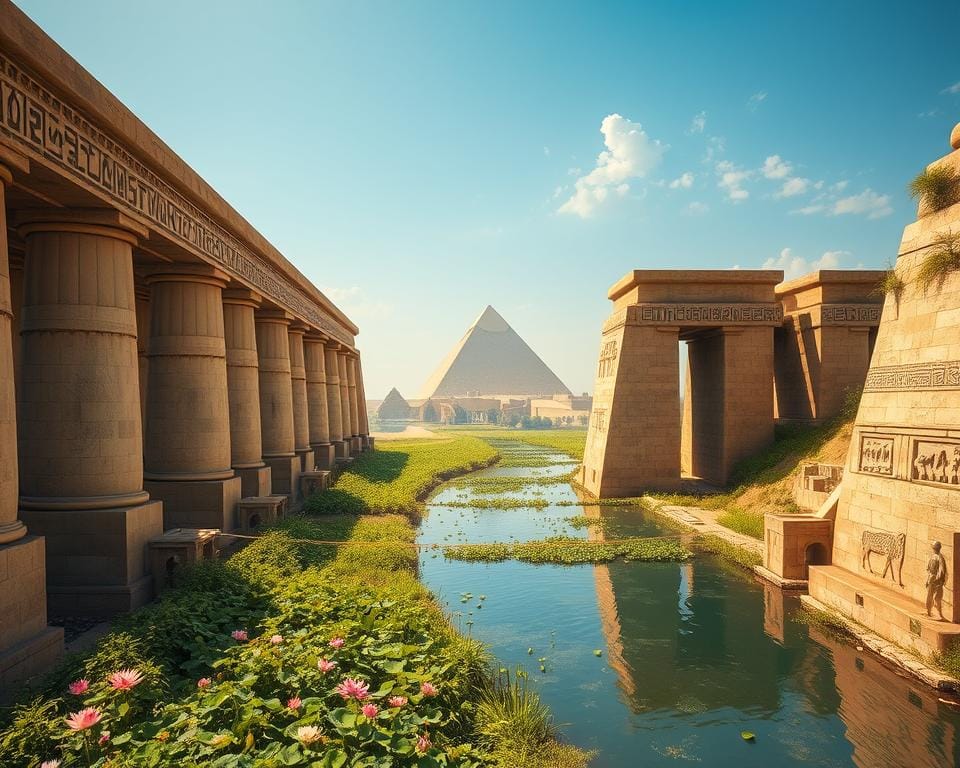 Ancient Egyptian waterworks