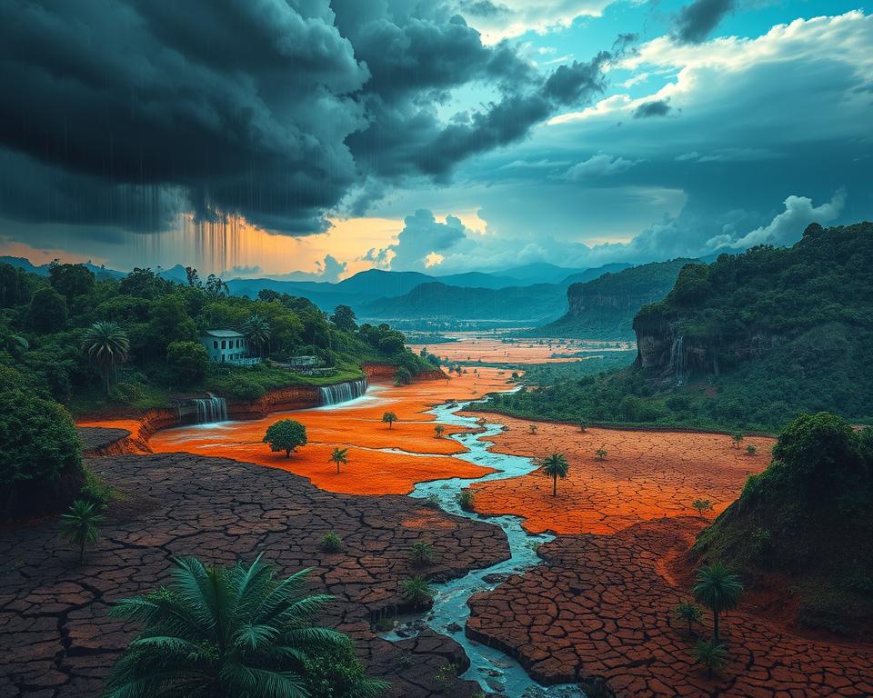 altered global rainfall