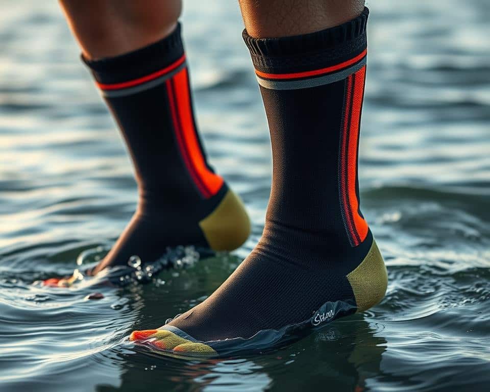 heat-retaining swim socks