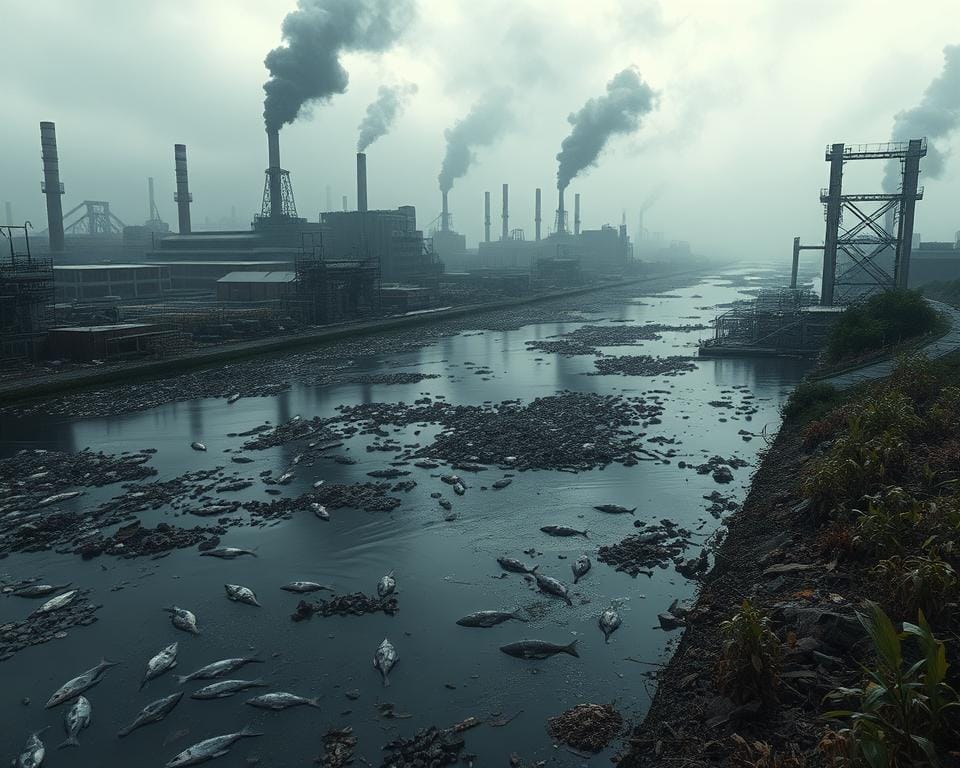 industrial water pollution