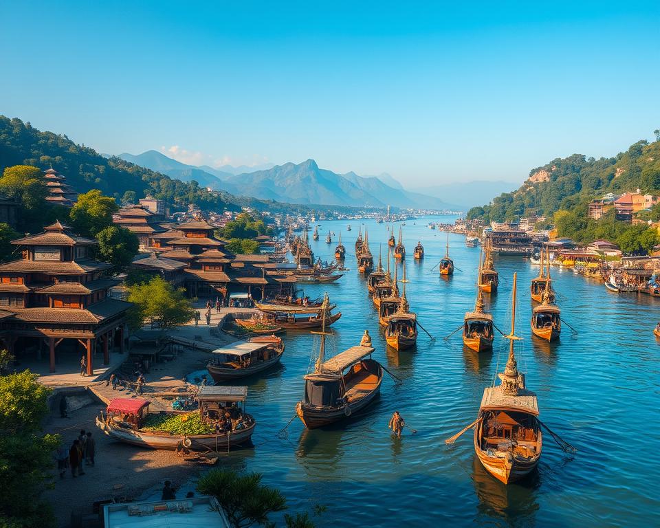 river trade routes river trade routes