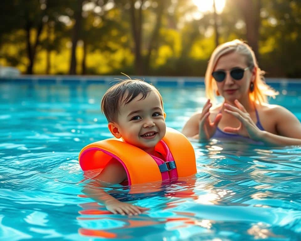 starting early with swim lessons for children