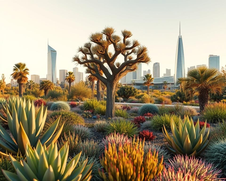drought-resistant city landscaping