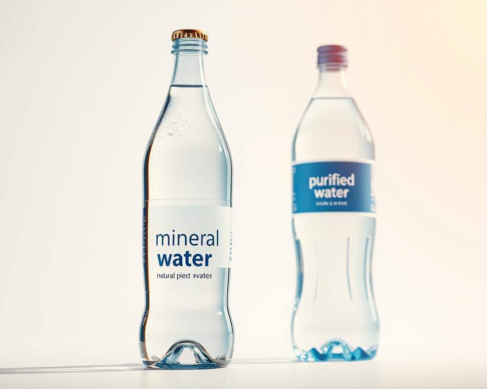 mineral water vs purified water