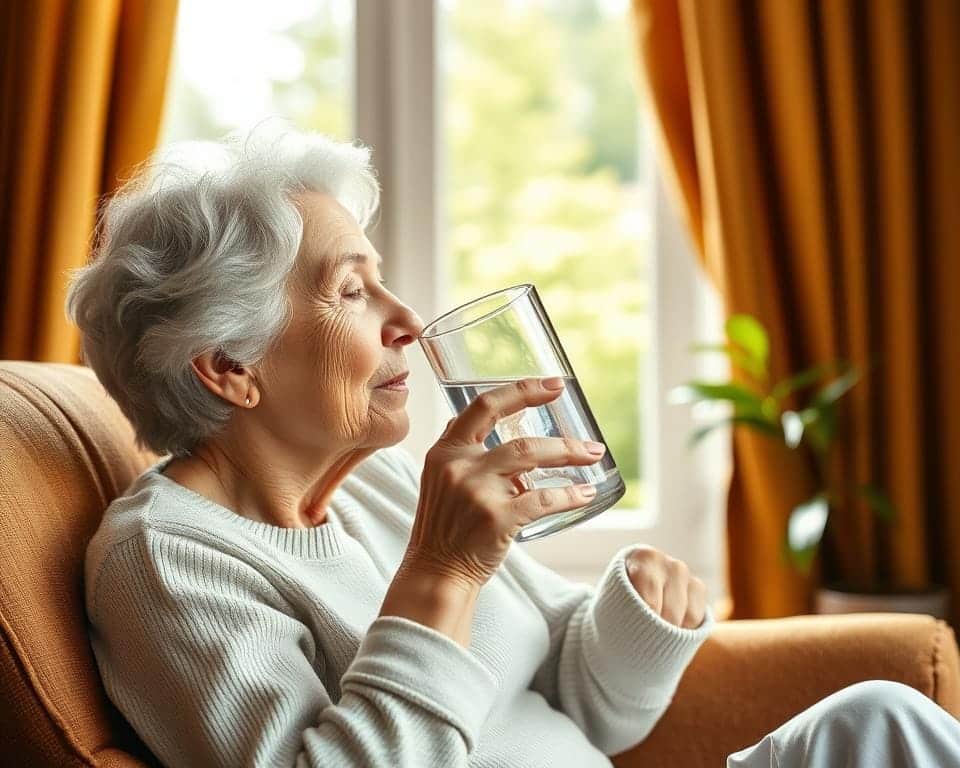 water drinking habits in elderly