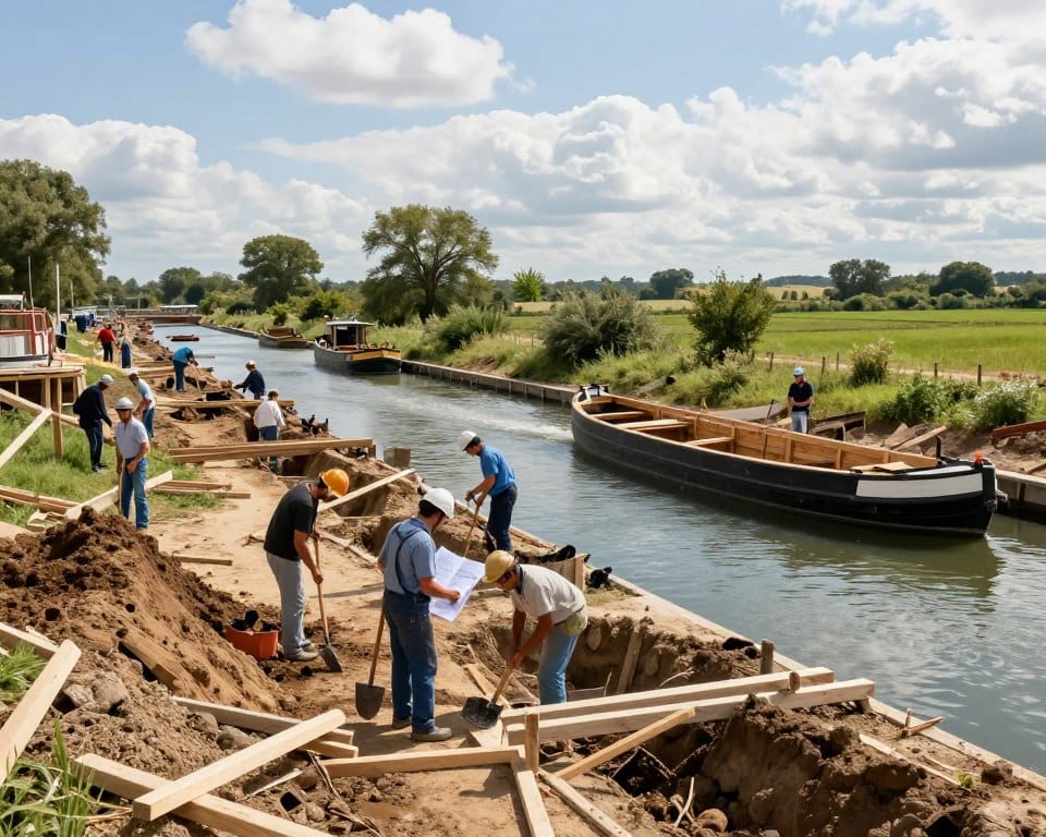 history of canal building